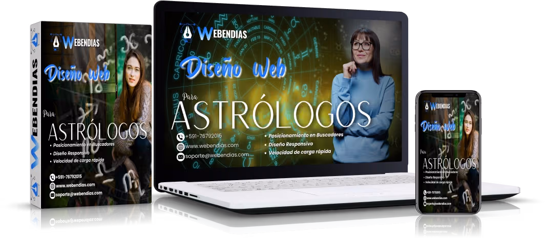 Diseño de páginas web para Astrólogos