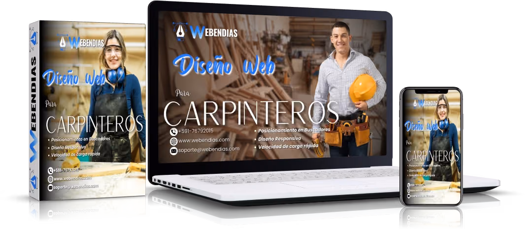 Diseño de páginas web para Carpinterías