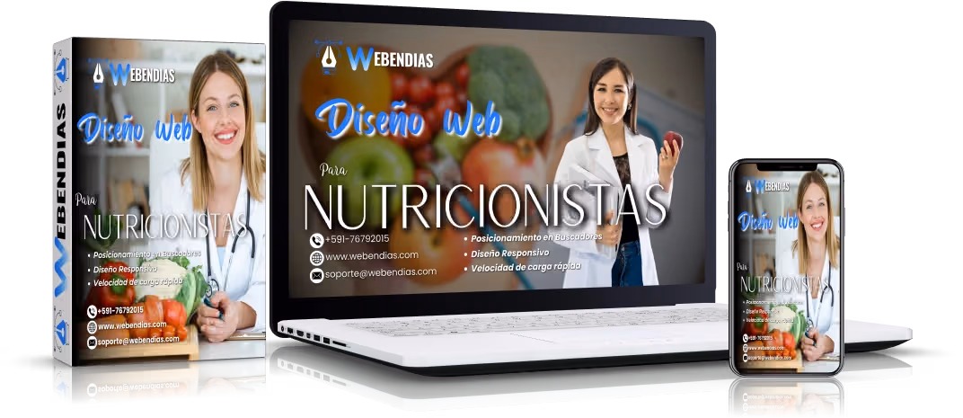 Diseño de páginas web para Nutricionistas