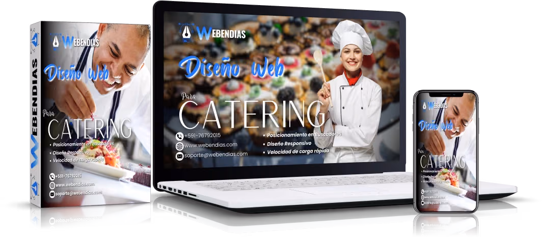 páginas web para empresas de Catering